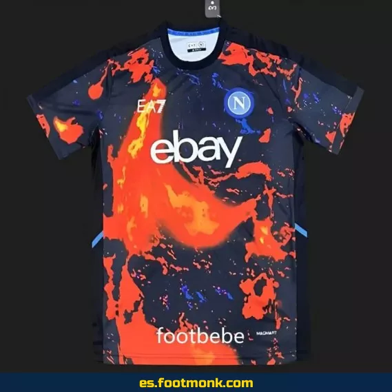 Camiseta Napoli 2024 Edición Especial Lava Volcánica Roja – Camisetas de Fútbol Oficiales