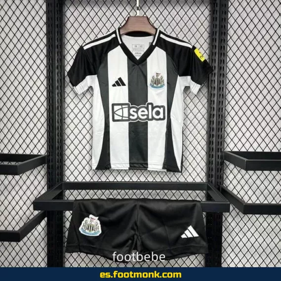 Camiseta Oficial Newcastle United Niños 2024-2025 - Primera Equipación