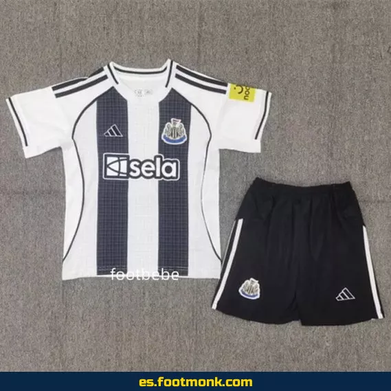Camiseta Oficial Newcastle United Niños 2025-2026 - Local - Compra Online