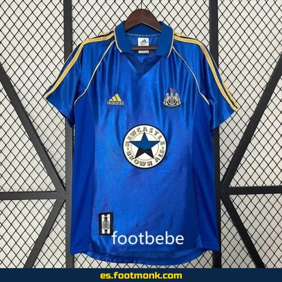 Camiseta Retro Newcastle United 1998-1999 Azul - Edición Clásica