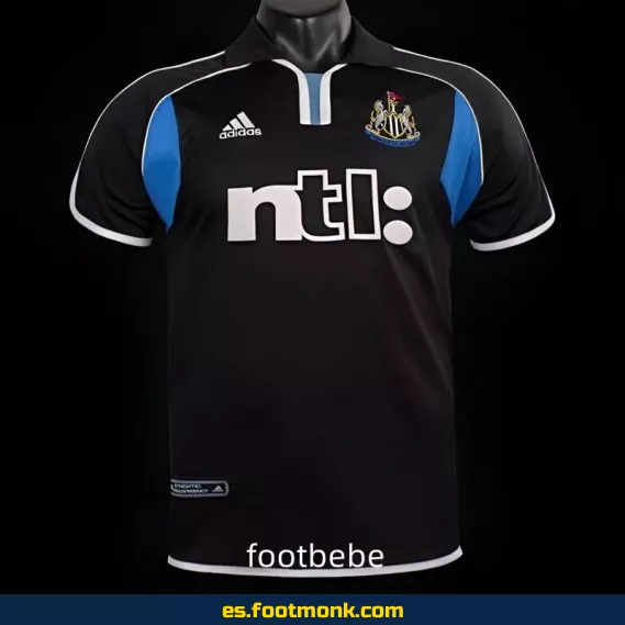 Camiseta Retro Newcastle United 2001-2002 - Edición Exterior - Réplica Oficial