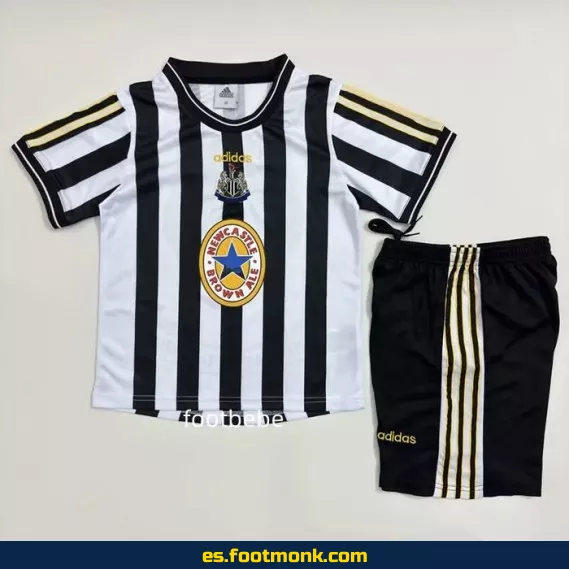 Camiseta Retro Newcastle United Infantil 1997 - Edición Clásica Domicilio