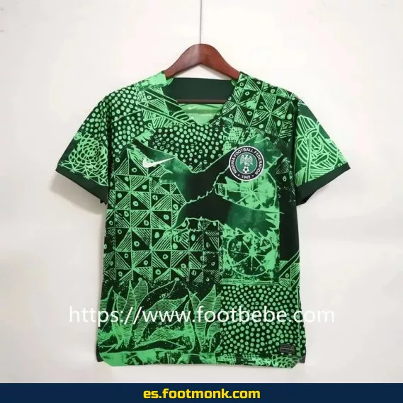 Camiseta Nigeria 2022-2023 Pre-Match Verde – Edición Oficial