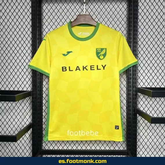 Camiseta Oficial Norwich City 2024-2025 Local Amarilla – Edición Nueva Temporada