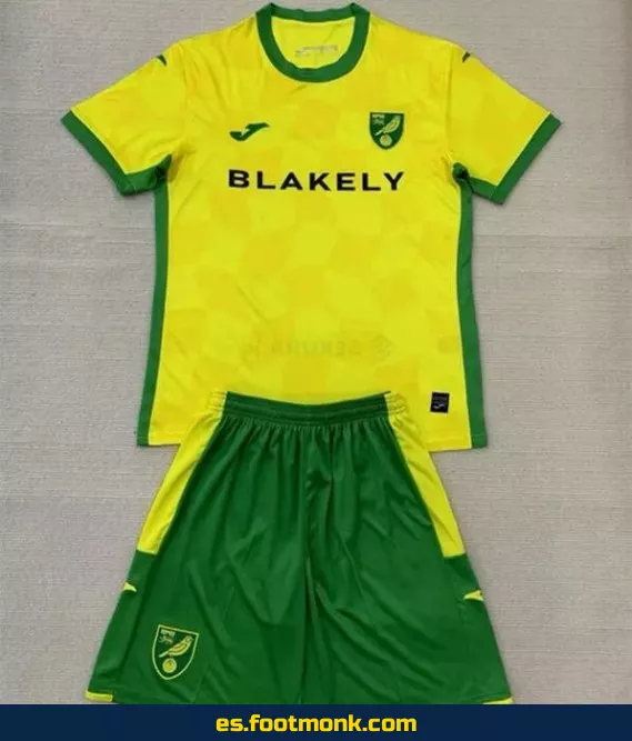 Camiseta Norwich City Niño 2024-2025 Local Amarilla – Camisetas de Fútbol Oficiales para Niños