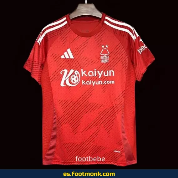 Camiseta Oficial Nottingham Forest 2024-2025 Local Roja – Edición Nueva Temporada