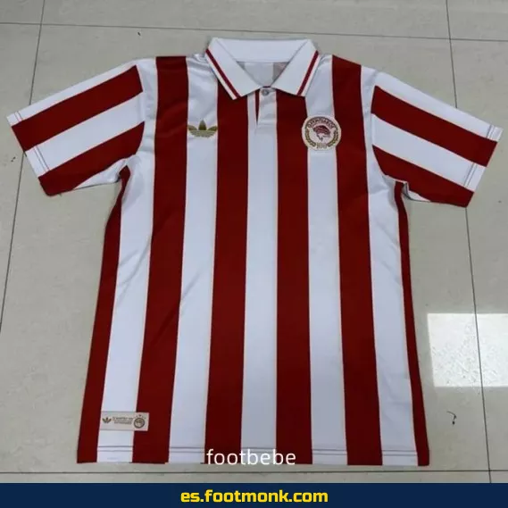 Camiseta Oficial Olympiacos 100 Años 1925-2025 - Edición Especial Retro