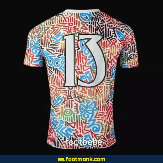 Camiseta Olympique de Marseille 2024-2025 Edición África Número 13 Blanca – Oficial