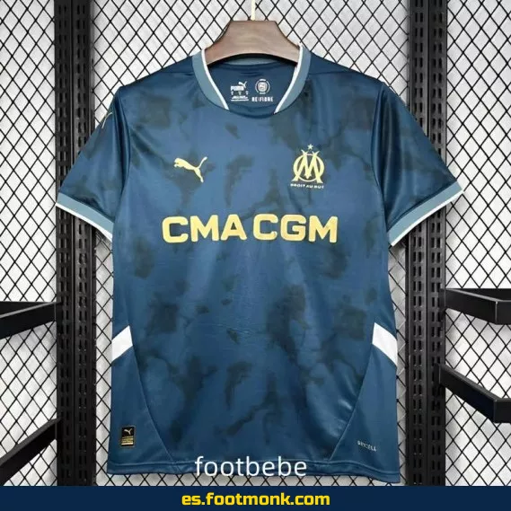 Camiseta Oficial Olympique de Marseille 2024-2025 Azul – Edición Nueva Temporada