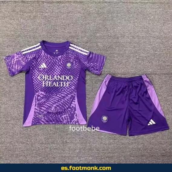 Camiseta Oficial Orlando City Niños 2025-2026 - Local - Compra Online