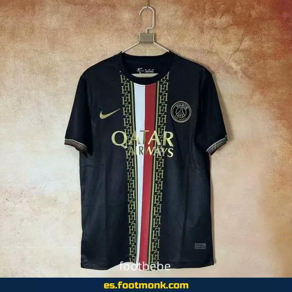 Camiseta PSG 2025-2026 Concepto Negro - Edición Especial - Envío a Domicilio