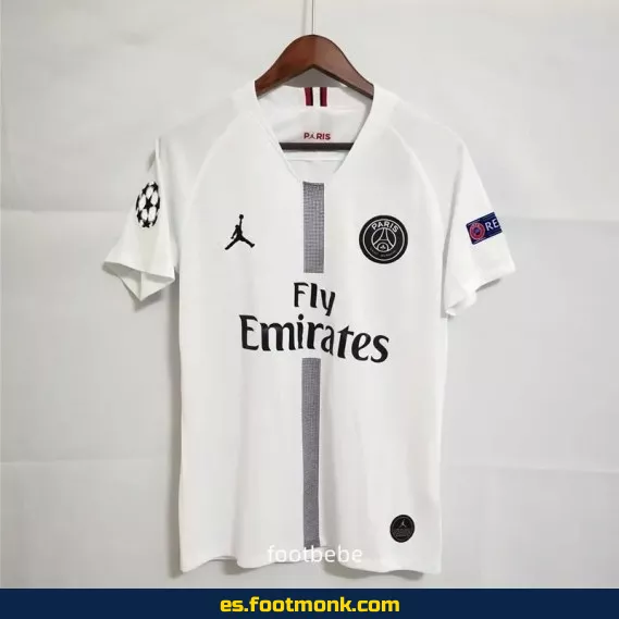 Camiseta PSG Jordan Vintage 2018-2019 Blanca - Edición Retro Oficial