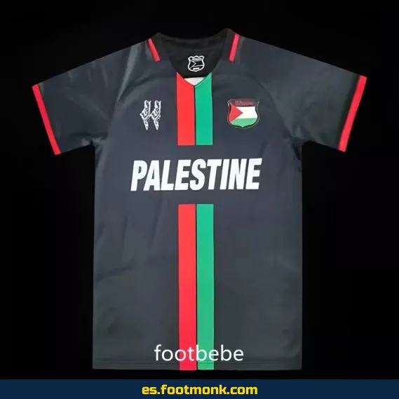 Camiseta Palestina 2023-2024 Negra – Edición Oficial