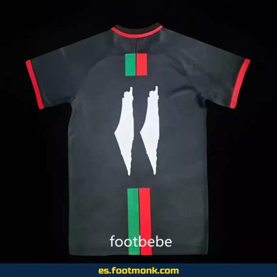 Camiseta Palestina 2023-2024 Negra – Edición Oficial