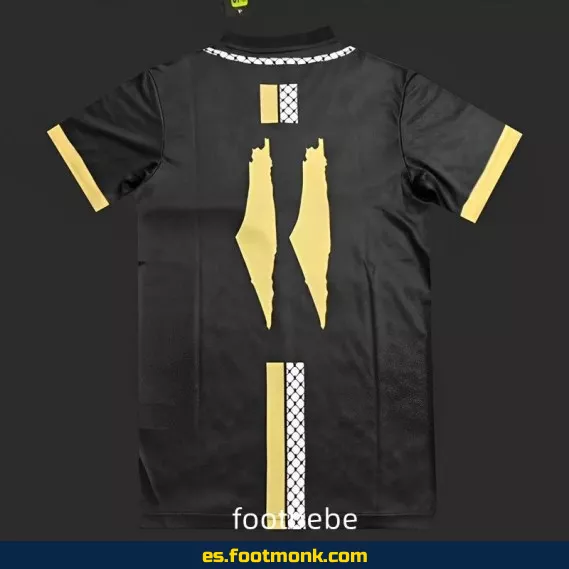Camiseta Palestina 2024-2025 Negra - Edición Especial - Fútbol