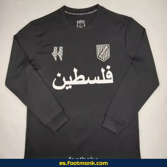 Camiseta Palestina 2024-2025 Negra Manga Larga – Edición Especial