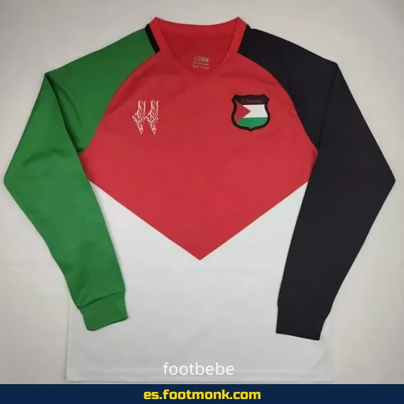 Camiseta Palestina 2024-2025 Negra Manga Larga - Edición Especial