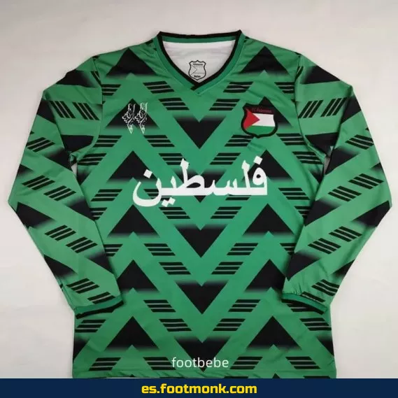 Camiseta Palestina 2024-2025 Verde Manga Larga – Edición Especial