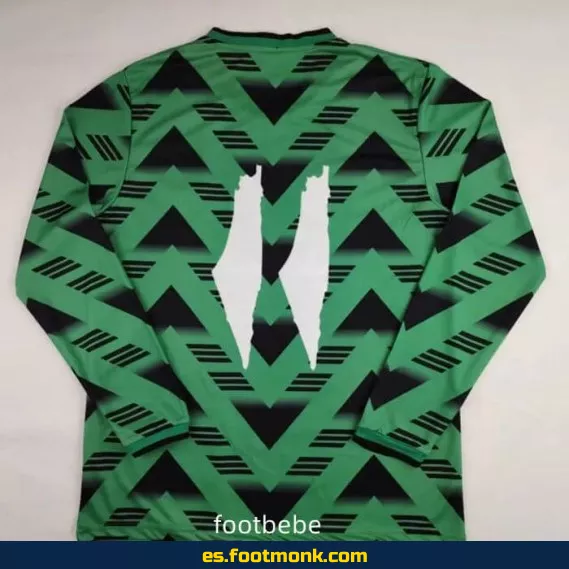 Camiseta Palestina 2024-2025 Verde Manga Larga – Edición Especial