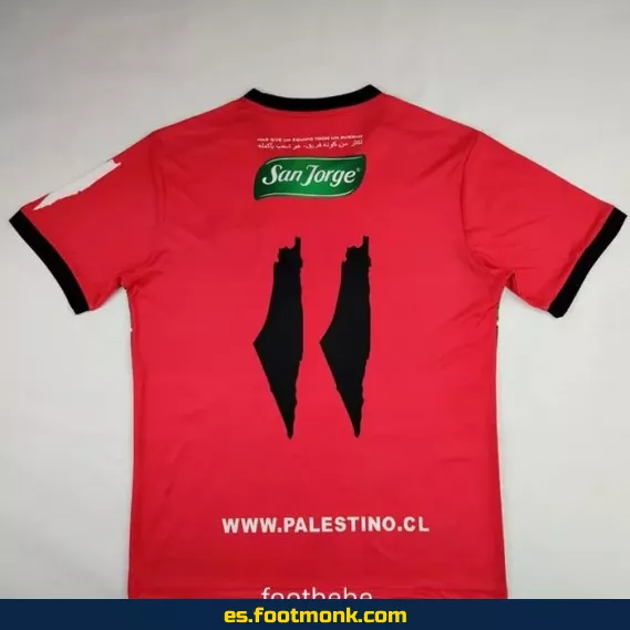 Camiseta Oficial Palestino 2024-2025 Roja – Edición Temporada, Futbol Club