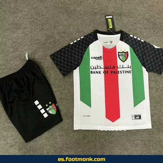 Camiseta Oficial Palestino Niños 2025-2026 - Edición Domicilio - Fútbol Infantil