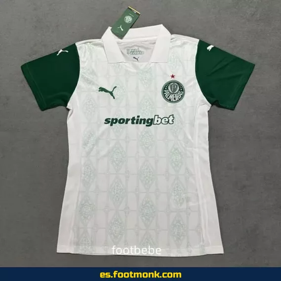 Camiseta Palmeiras Mujer 2025-2026 Blanca – Edición Oficial