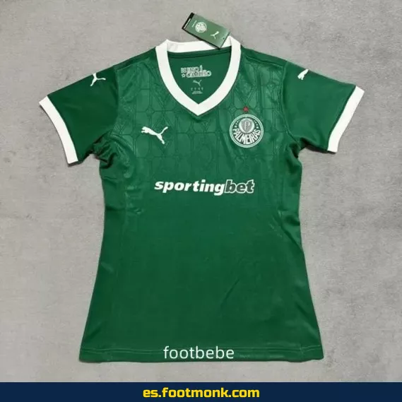Camiseta Oficial Palmeiras Mujer 2025-2026 Verde – Edición Especial
