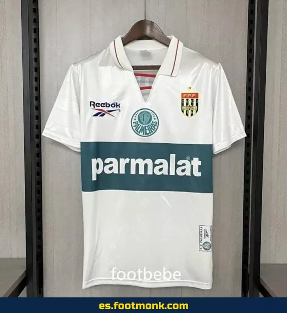 Camiseta Retro Palmeiras Tercera Blanca 1996-1997 - Edición Vintage