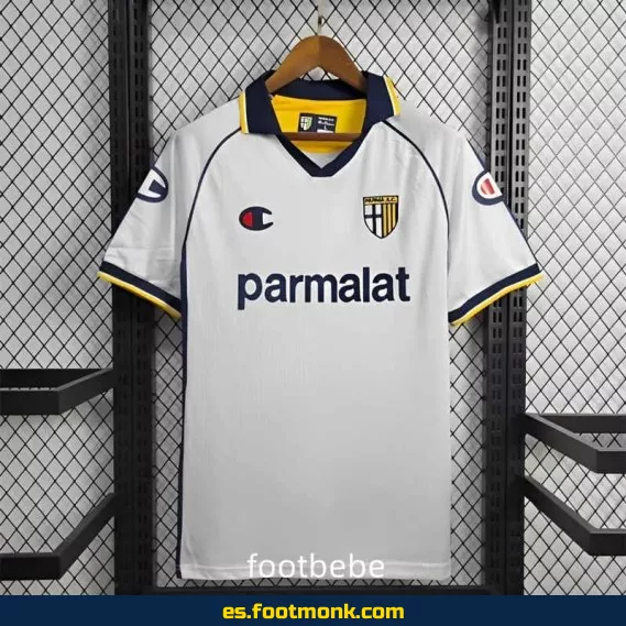 Camiseta retro Parma Calcio 2003-2004 edición especial - Blanco exterior - Réplica oficial