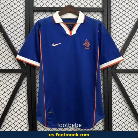 Camiseta Vintage Países Bajos 1998 Exterior - Edición Retro