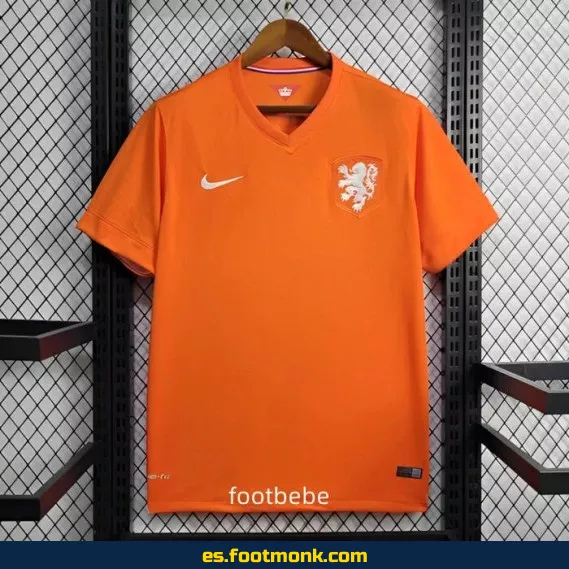 Camiseta de fútbol vintage de los Países Bajos 2014, edición clásica y oficial