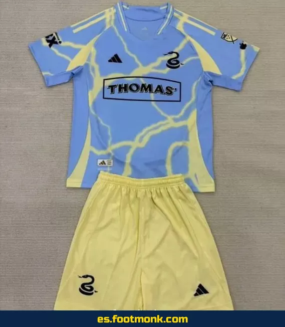 Camiseta Philadelphia Union Niños 2025-2026 Azul – Oficial, Edición Especial
