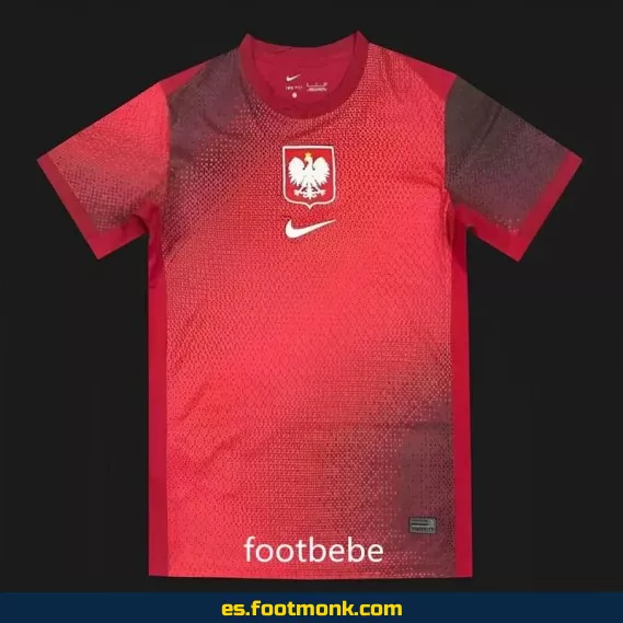 Camiseta de Fútbol Polonia 2024 Visitante Roja – Edición Oficial