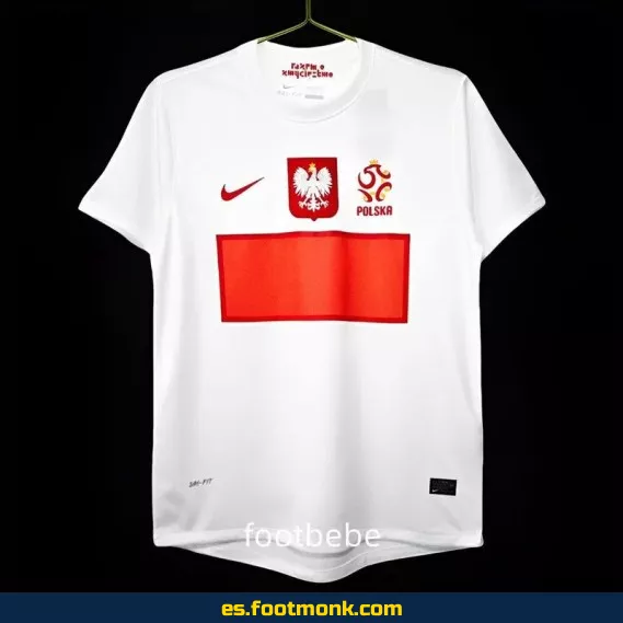 Camiseta retro de Polonia 2012 local blanca - Edición especial