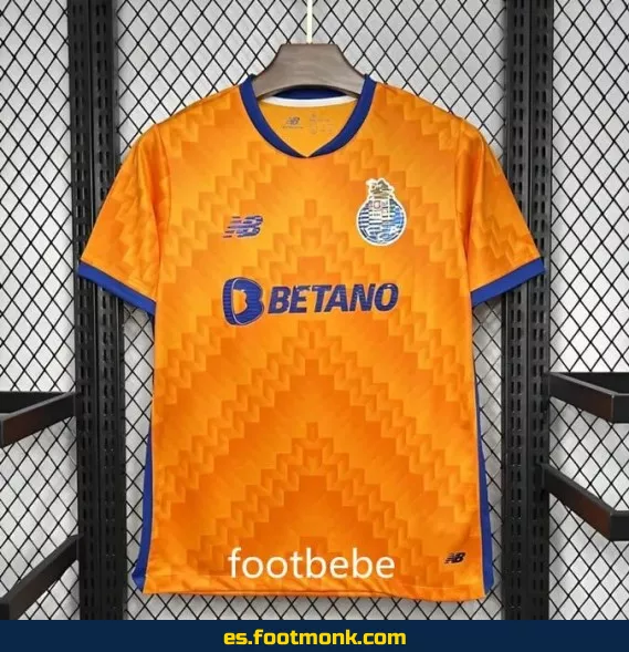 Camiseta Oficial del FC Porto 2024-2025 Temporada - Equipación Visitante Naranja