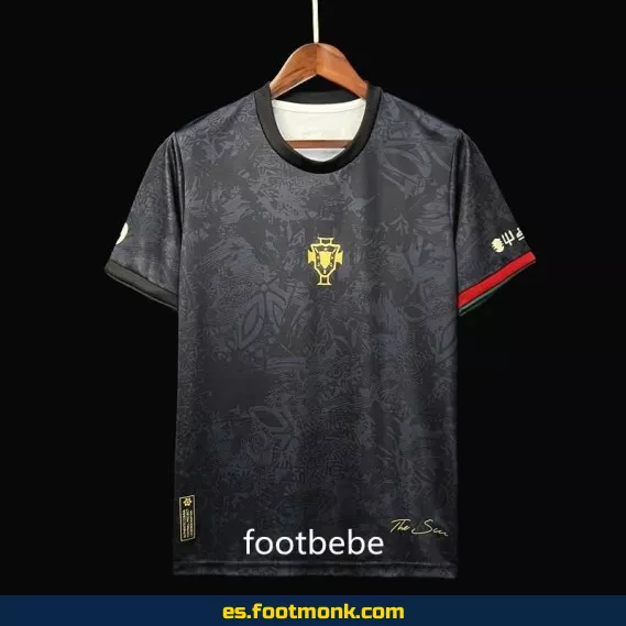 Camiseta Portugal 2023-2024 THE SIU Negra - Edición Especial - Réplica Oficial