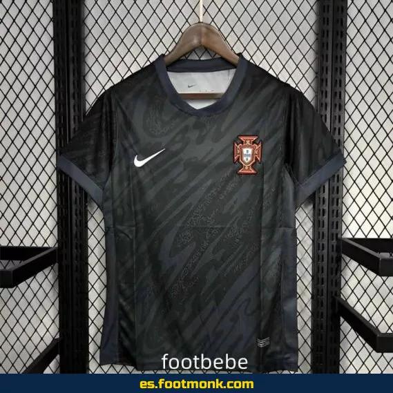 Camiseta de Portero Portugal 2024 Negra – Edición Oficial