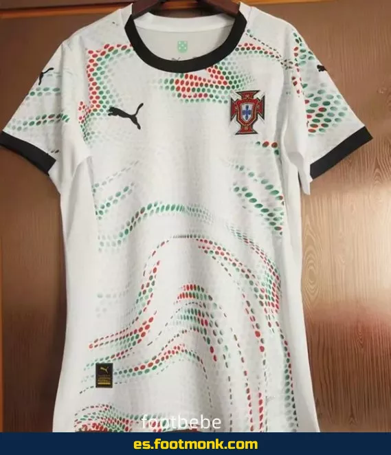 Camiseta Portugal Mujer 2025-2026 Blanca – Edición Oficial