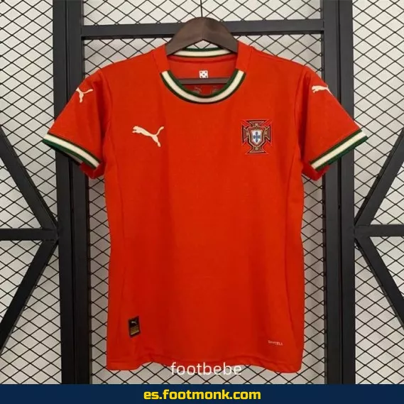 Camiseta Portugal Mujer 2025-2026 Roja – Edición Oficial