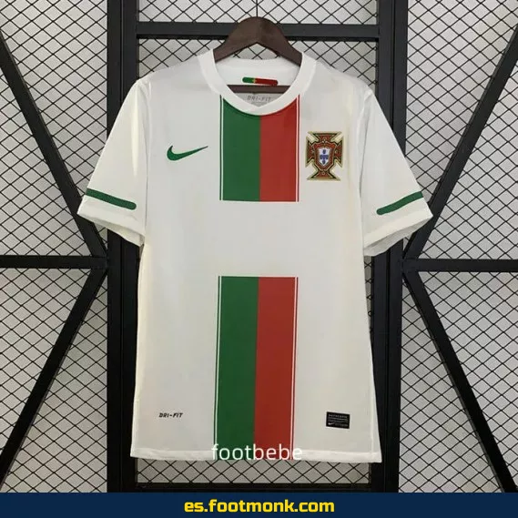 Camiseta Portugal Vintage 2010 Exterior Blanca – Edición Retro Oficial