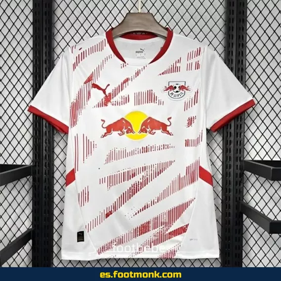 Camiseta Oficial RB Leipzig Local 2024-2025 Blanca – Edición Nueva Temporada