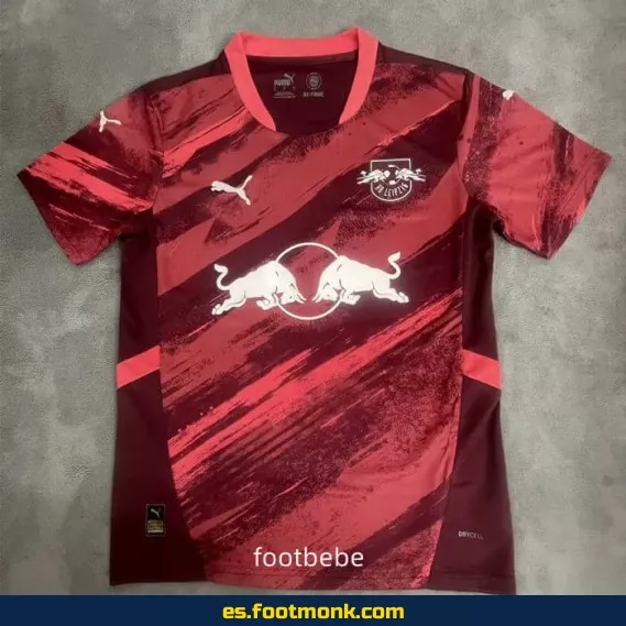 Camiseta RB Leipzig 2024-2025 Visitante Roja – Oficial, Nueva Temporada