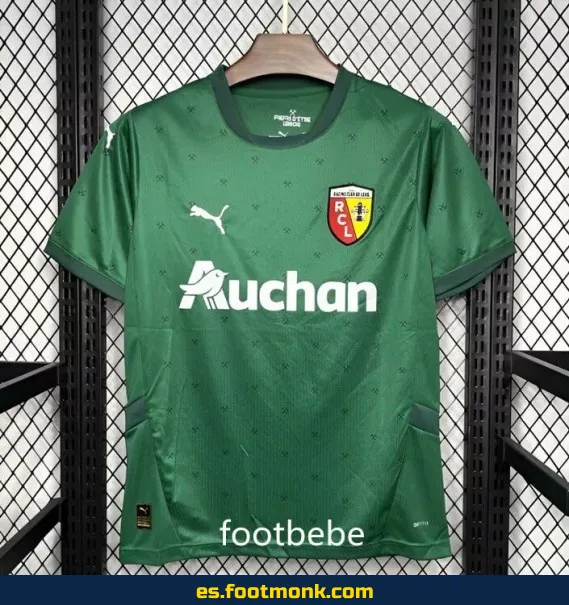 Camiseta Oficial RC Lens 2024-2025 Verde Oscuro – Edición Especial
