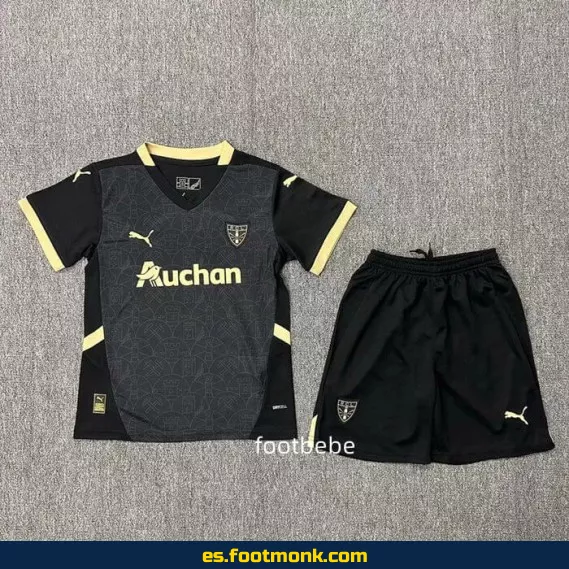 Camiseta RC Lens Niños 2024-2025 Negra Edición Especial – Camisetas de Fútbol Oficiales