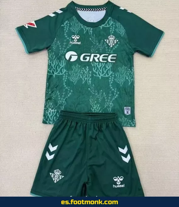 Camiseta Oficial Real Betis Niños 2025-2026 Verde – Edición Nueva Temporada