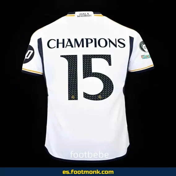 Camiseta Oficial Real Madrid 2023-2024 Local 15 Champions - Edición Limitada, Compra Online con Envío a Domicilio