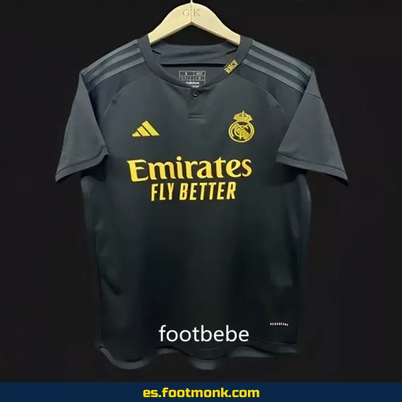 Camiseta de Entrenamiento Real Madrid 2023-2024 Negra – Oficial