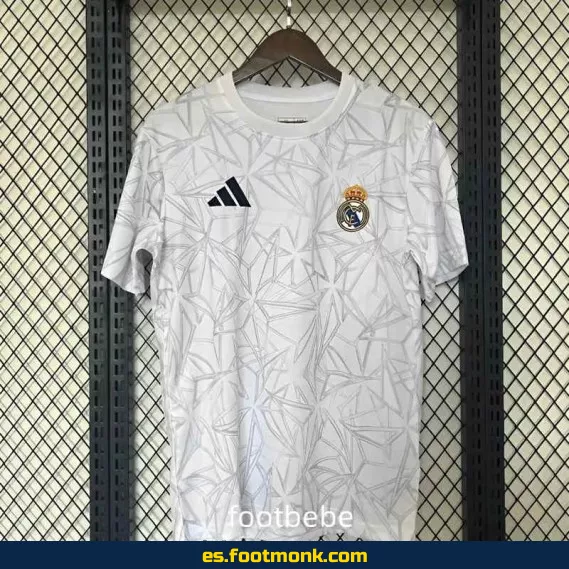 Camiseta Real Madrid Pretemporada 2024-2025 Blanca - Edición Oficial