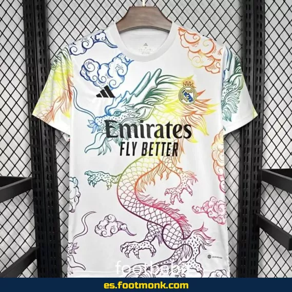 Camiseta Real Madrid 2024-2025 Dragon Color Blanco - Edición Especial - Compra Oficial