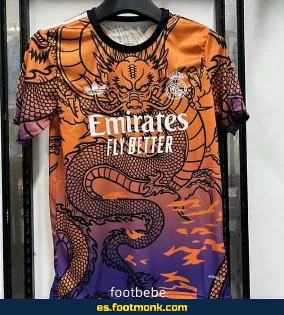 Camiseta Real Madrid 2024-2025 Edición Dragón Colorida – Oficial